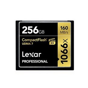 [LEXAR] CF Pofessional 1066X [256GB] (타입B 160MB/s 155MB/s 보증기간 평생), 1개