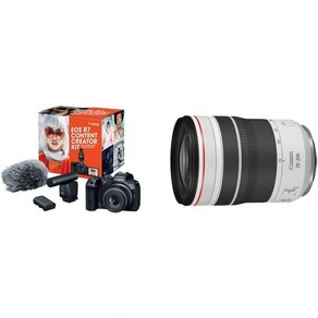 캐논 EOS R7 RFS18150mm F3.56.3 IS STM 렌즈 키트 미러리스 브이로그 카메라 32.5MP 화질 4K 60p 비디오 DIGIC X 이미지 프로세서 듀얼 픽, Content Ceato Kit w/ RF70-20