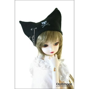 돌모아 구체관절인형 고양이 모자 (7-8) Cat Hat (Black), Black, 1개