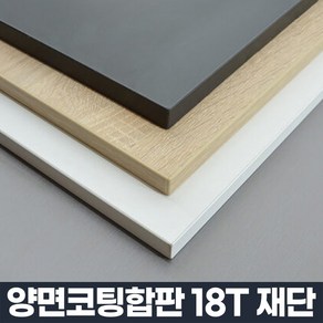 코팅 합판 주문제작 DIY 맞춤 재단 나무 판자 선반 상판 나무판, 1개, 2400 x 400 mm