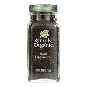 Simply Oganic 심플리 오가닉 블랙 페퍼콘 75g, 1개