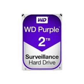 웨스턴디지털 WD 2TB 2테라 퍼플 하드디스크 3.5인치 WD20PURZ (SATA3/sata1 2 3 사용가능) 2020년제조 무상AS 가능 미사용 케이블증정, WD20PURZ 2테라 신형