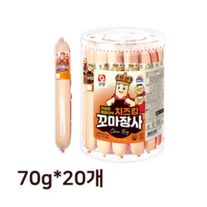 [푸른들마켓][사조]남부 치즈킹 꼬마장사1.4kg (70g20개입), 70g, 20개