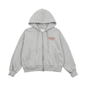 [국내매장판] 코카-콜라 후드집업 Logo hoodie zip-up 멜란지그레이 509684