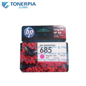 HP 정품잉크 NO.685 HP5525 HP3525 HP4615 HP4625, 03_빨강(MAGENTA), 1개