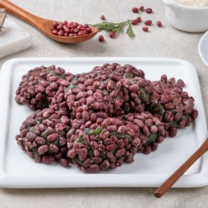 [시루조아] 굳지않는 통팥 오메기떡 500g 10개입, 1개