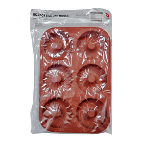 대풍BakeyShop 실리콘몰드 (8CM 도넛 6구 대형) 사바린틀, 1개