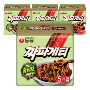 진한 짜장 맛 짜파게티 봉지라면, 20개