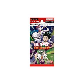 반다이 (BANDAI) UNION ARENA 부스터 팩 HUNTER × HUNTER Vol.2 [EX01BT] (BOX) 12 팩 포함, 1개