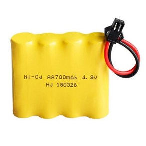 AA NI-CD 충전식 배터리 충전기 4.8V 700MAh, battey only, 1개