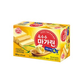 오뚜기 옥수수 마가린(실온) 200g, 12개