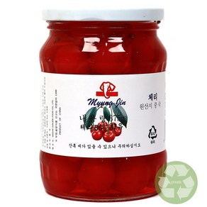 푸드올마켓_ 명진 레드체리 375g /꼭지있음, 1개