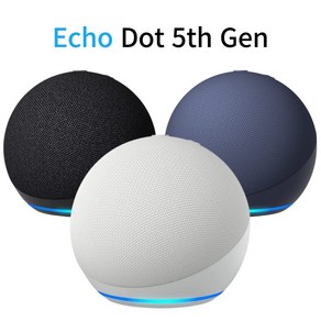 아마존알렉사 에코닷 5세대 2022년형 스마트스피커 알렉사 Echo Dot 5th, 딥블루씨(Deep Blue Sea)