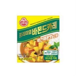 오뚜기 프리미엄 바몬드카레 고형 약간매운맛 100g