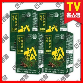 신 박 한 침향 송 침 팔 팔 100 4개월분(500mg x 30캡슐 x 4박스) 적송 솔잎 추출물 고농축 송침유 100% 엑기스, 15g, 4세트