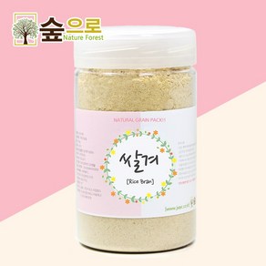 천연팩 곡물팩 쌀겨 가루 100g 통포장 미강 가루, 1개, 1개입