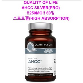 Quality of Life Labs AHCC RX 300mg 60소프트젤