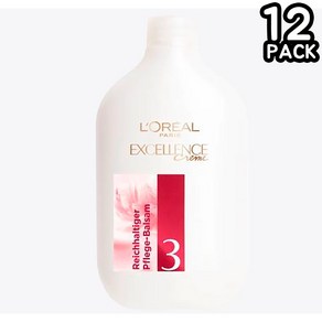 로레알 엑셀랑스 헤어트리트먼트 케어밤 염색 헤어팩 밤 60ml 12팩, 12개