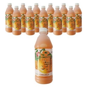 청솔 오렌지 음료, 12개, 835ml