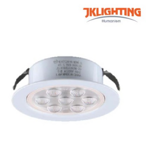 JK LED 가구매입등 2W 스몰 다용도 인테리어 조명 크롬 화이트 주광색 전구색 정광, 화이트/6500K(주광색), 1개