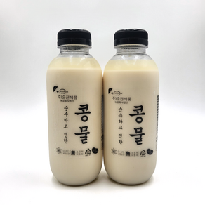 국산 진한 콩물 콩국 무첨가 콩국물 100%, 900ml