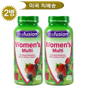 vitaFusion 비타퓨전 여성 멀티비타민 Womens Multivitamin 220구미, 220정, 2개