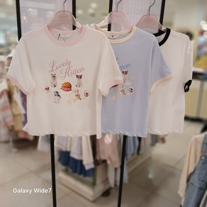 로엠걸즈 [동아백화점 수성점] 여름신상 배색 링거티 RGRA2536C