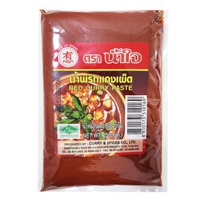 태국 레드 커리 페이스트 500g 태국소스 동남아요리 카레 Thi Red Curry Paste