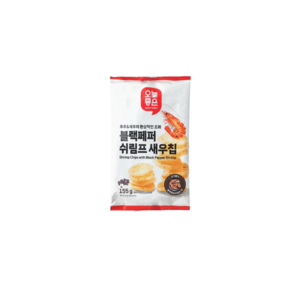 오늘좋은 블랙페퍼쉬림프새우칩 (155G), 2개, 155g