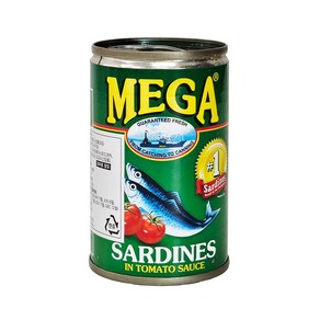 필리핀 메가 토마토 소스 정어리 통조림 / MEGA Sardines in Tomato Sauce