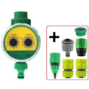 다이모공구 스마트 디지털 관수 타이머 자동급수, 2.관수타이머 듀얼(세트), 1개