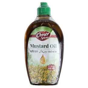 아시아푸드 머스타드 오일 EZEE MUSTARD OIL, 1개, 500ml