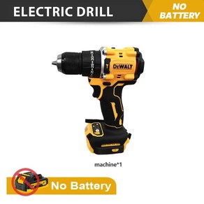 DeWalt DCD800 전기 드릴 20V 브러시리스 무선 스크루 드라이버 컴팩트 드라이버 전동 공구 Dewalt 배터리용, 01 only tool, 1개