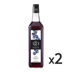 1883 블루베리 시럽 1L x 2개