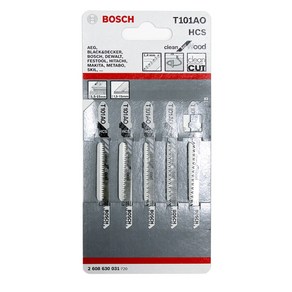 보쉬 BOSCH 직소날 목재용 101B 직쏘날 5개입, 5개