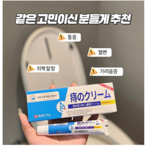 (당일배송) 일본수입 치질고  내치질  외치질  항문케어 TX002, 1개, 20g