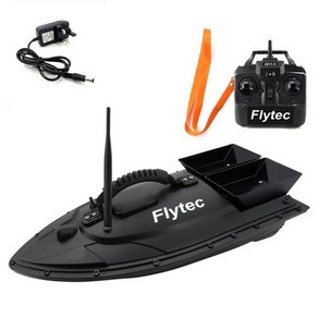 Flytec-2011-5 낚시 장비 500 미터 지능형 스마트 RC 미끼 보트 장난감 원격 제어 패키지 키트 5.4 km/h, 04 black UK plug, 1개