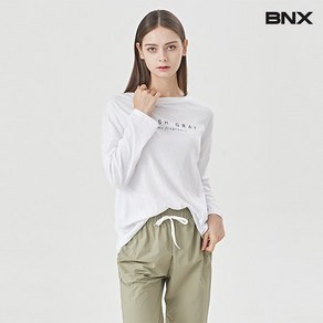 BNX 영문 긴팔 티셔츠 (BU3TS007L0)