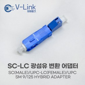 SC(수)-LC(암) 광섬유 하이브리드 어댑터