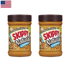 미국 Skippy 스키피 크리미 피넛 땅콩 버터 잼 425g 2개