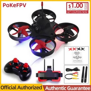 레이싱드론 FPV 미니드론 RTF 마이크로 RC 레이싱 쿼드콥터 LSVR009 미니 고글 VR 헤드셋 1000TVL 40CH 카메라 헬리콥터, 1개