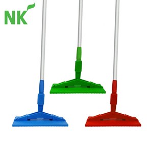 NK 수세미패드 봉포함 밀대 바닥 후드 천장 기름때 찌든때 식품공장 청소 HACCP, 150cm, 초록, 1개
