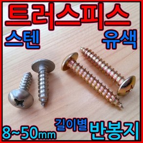 트러스 스텐트러스 머리 태핑 나사 직결 피스 1종 못 스크류