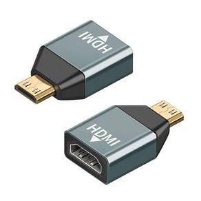 믹스MICS 알루미늄 HDMI v2.0 to Micro-HDMI Mini-HDMI 4K@60Hz 변환 젠더 HDMI 2.0출력 어댑터 연결 커넥터 1P