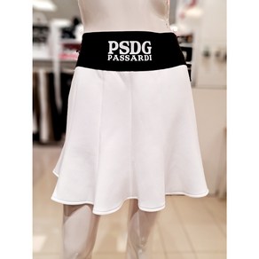 [파사디] 봄가을 허리 와이드 밴드 플레어 스커트 화이트 P23FSK536MOW