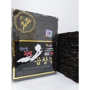 햇김 섬마을진도 곱창김 명품블랙라벨 100매 햇김 곱창돌김, 1개, 400g