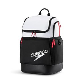 Speedo 남녀 공용 L 팀스터 2.0 백팩 35L 레인보우 프라이드, Speedo Black/White 2.0