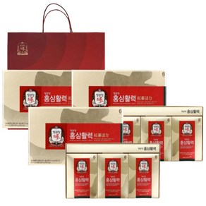 정관장 홍삼활력 40ml x 30포 3개 90포 쇼핑백 포함 6년근 홍삼즙 명절 선물세트