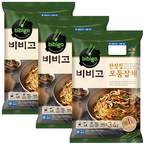 비비고 잔칫집 모둠잡채, 644g, 3개