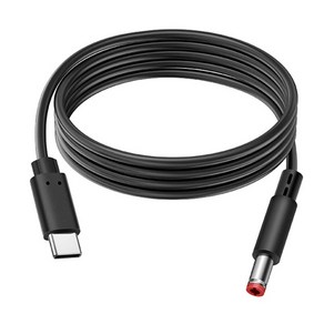 USB C Type C ~ DC 5.5x2.5mm LCD 모니터용 전원 케이블 트리거 시네 방송 라디오 임의의 9V 12V 15V 20V 장치, 50cm, 1개